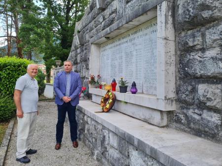 Položitev cvetja občinski praznik 2022